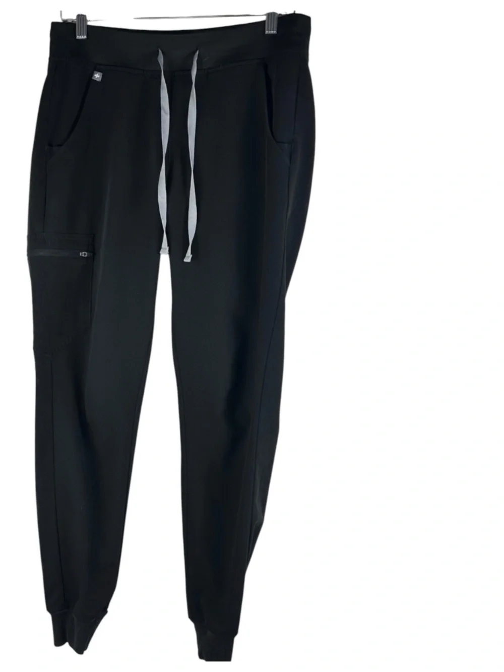Figs Scrub 2 pc Set Small Top Jogger Pants Black Zamora Catarina Technical Nurse - Picture 3 of 5